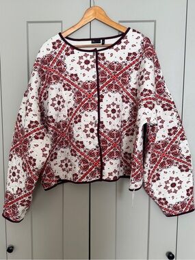 Quilted Jacket Bandana Print | ASOS NWT